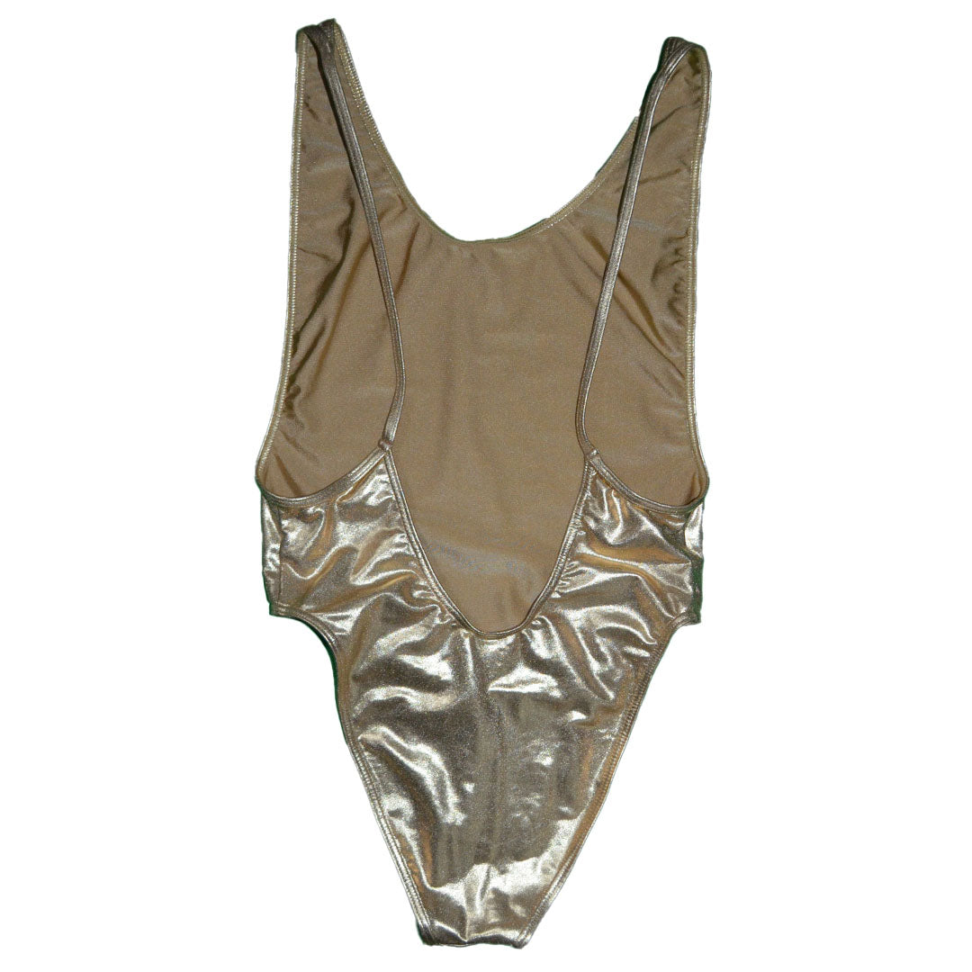 Gold Lamé Bodysuit